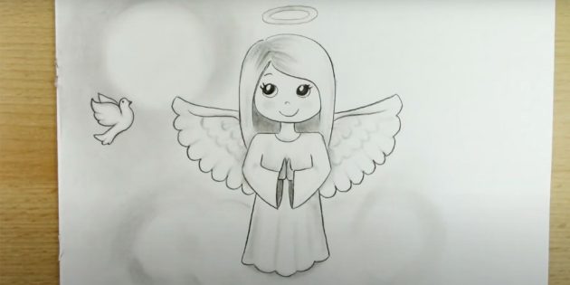 Як намалювати ангела - малюнок ангела різними способами