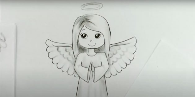 Як намалювати ангела - малюнок ангела різними способами