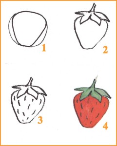 Як намалювати фрукти і овочі - малюємо різні види фруктів і овочів поетапно