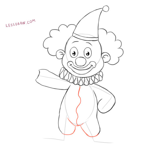 Як намалювати клоуна - малюємо клоуна олівцем поетапно, клоуна Оно і клоуна в цирку