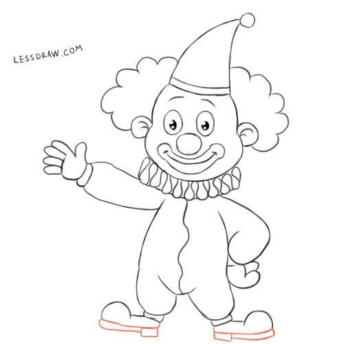 Як намалювати клоуна - малюємо клоуна олівцем поетапно, клоуна Оно і клоуна в цирку