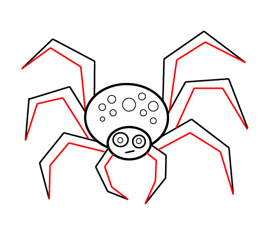Як намалювати павука - малюємо павука поетапно, а також людину павука