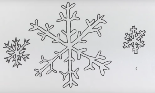 Як намалювати сніжинку - малюємо сніжинки поетапно різними способами і різної форми
